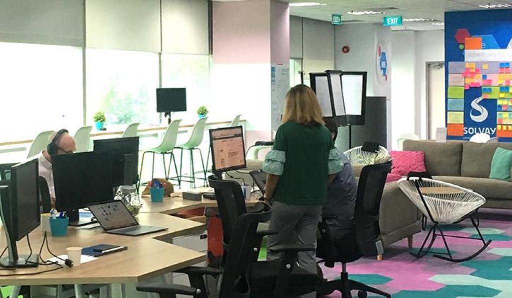 First project in Solvay Digital Studio with VISEO Asia