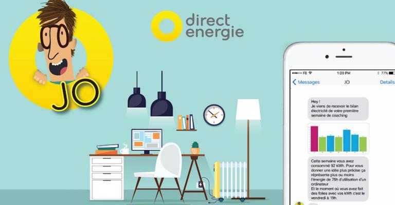 VISEO accompagne Direct Energie sur Jo, son agent conversationnel