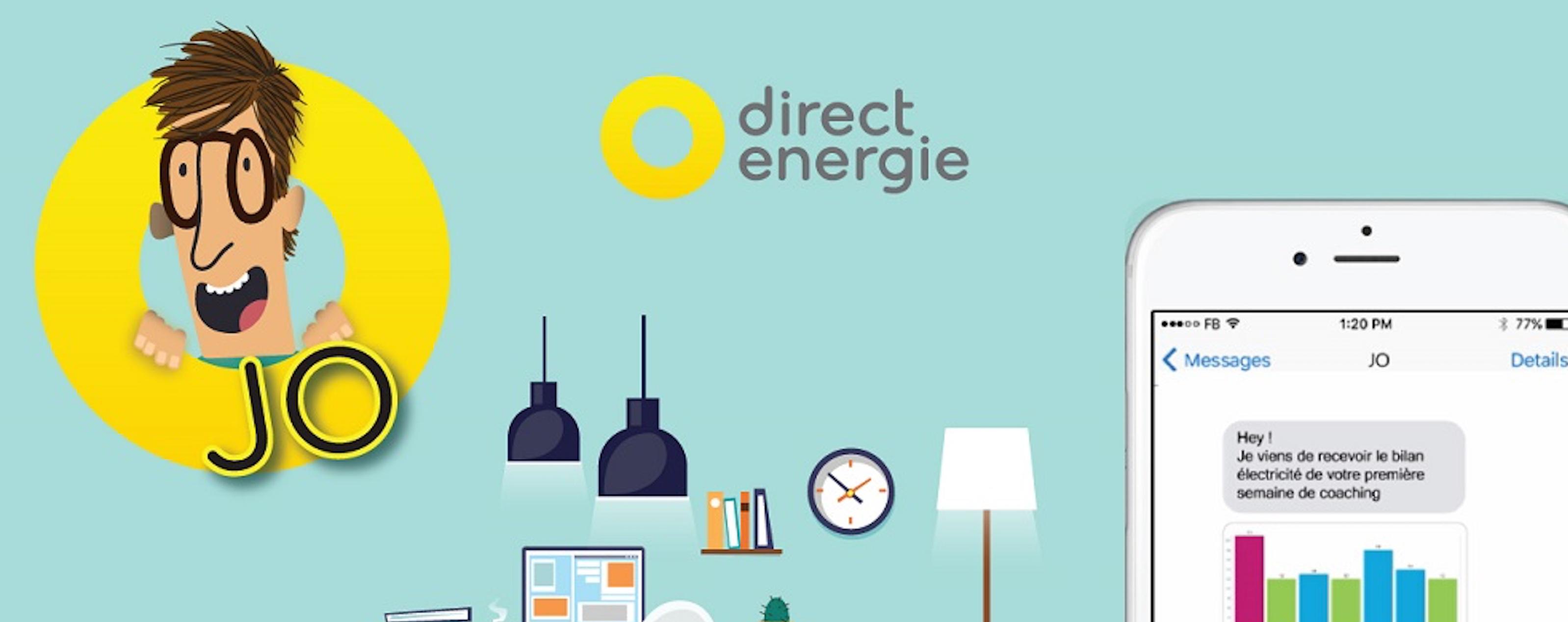 VISEO accompagne Direct Energie sur Jo, son agent conversationnel